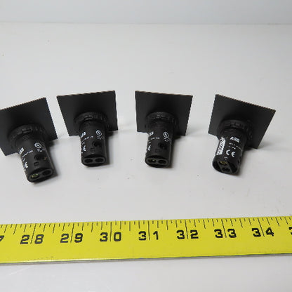 ABB CL-100G Green Pilot Indicator Light Lot Of 4