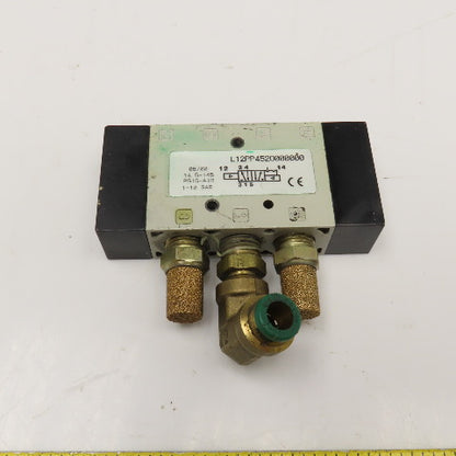 Numatics L12PP452O000000 2 Position Air Piloted Directional Valve 1/4" NPT