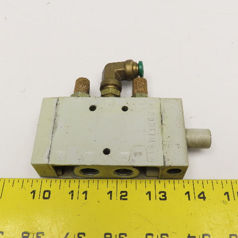 Numatics L22JA4520 2 Position Single Air Pilot Directional Valve 1/4" NPT
