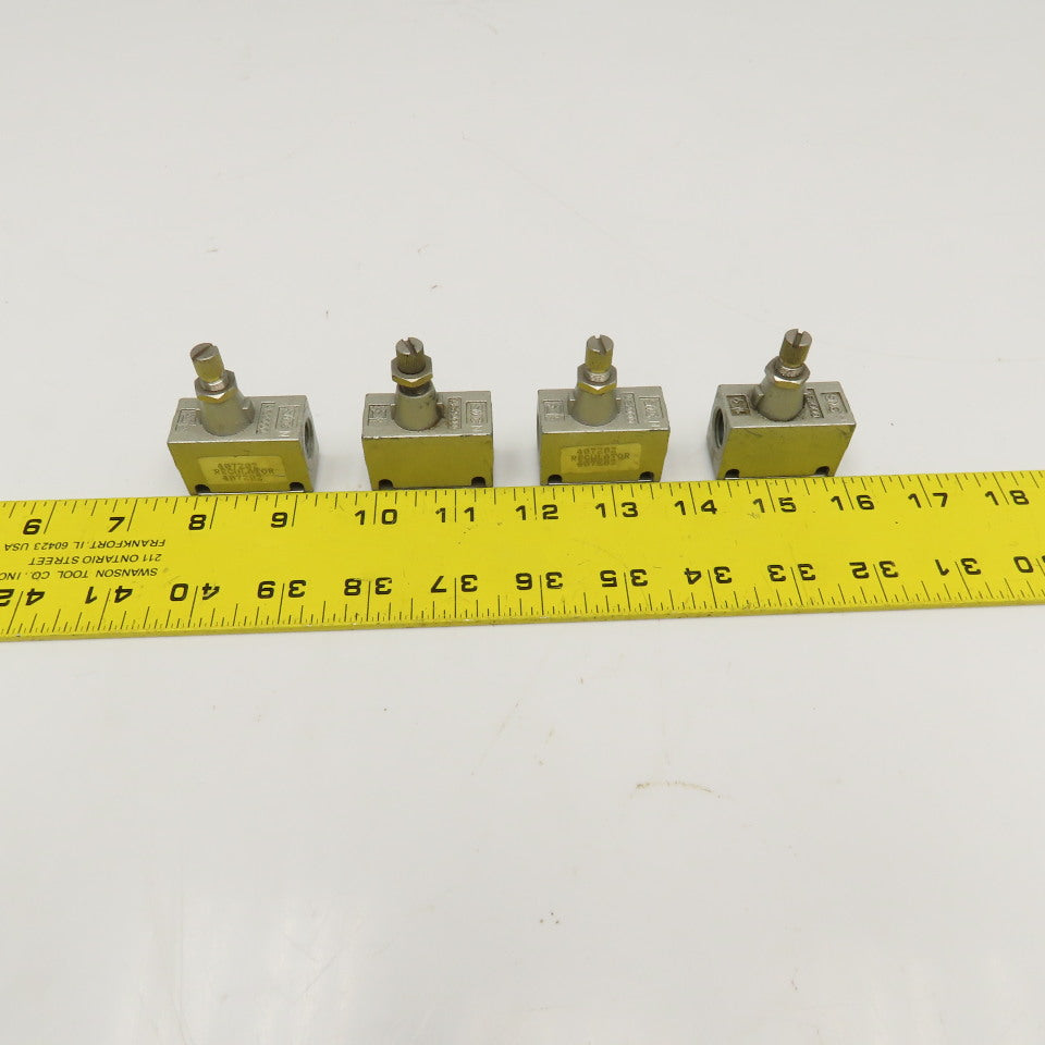 SMC AS2000 1/4" NPT Inline Flow Pressure Regulator Lot Of 4