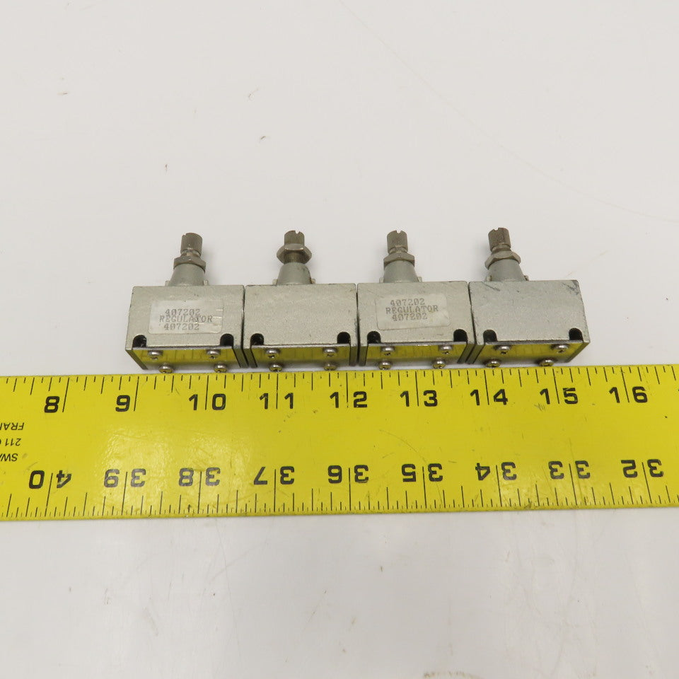 SMC AS2000 1/4" NPT Inline Flow Pressure Regulator Lot Of 4