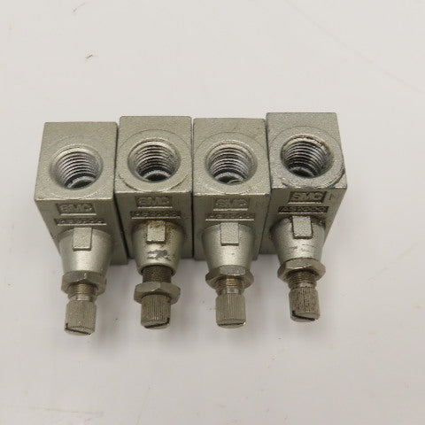 SMC AS2000 1/4" NPT Inline Flow Pressure Regulator Lot Of 4