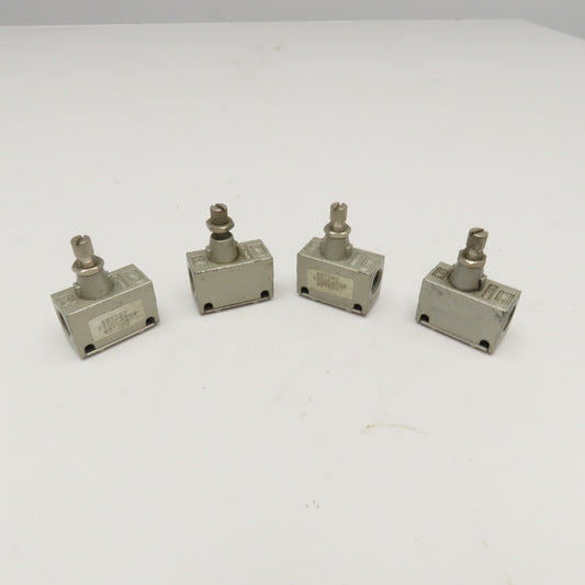 SMC AS2000 1/4" NPT Inline Flow Pressure Regulator Lot Of 4