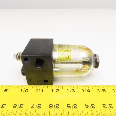 3/8" NPT Polycarbonate Air Line Lubricator Oiler 150PSI