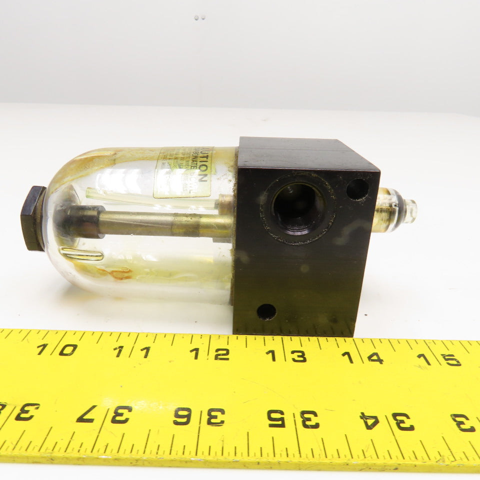 3/8" NPT Polycarbonate Air Line Lubricator Oiler 150PSI