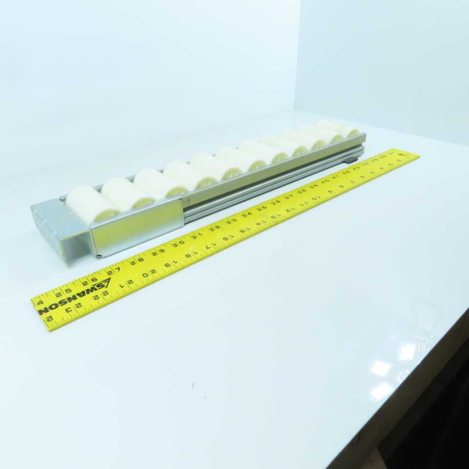 Yazaki EF-2065C Gravity Flow Creform Placon Conveyor Section 20" OAL x 3-3/4" W