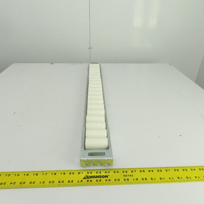 Yazaki EF-2066C Gravity Flow Creform Placon Conveyor Section 36"OAL x 3-3/4" W