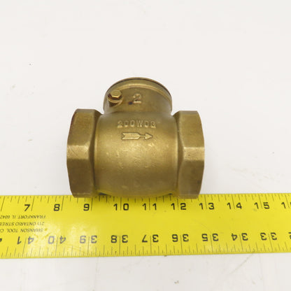 2" Brass Swing Check Valve 200WOG