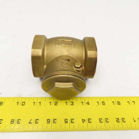2" Brass Swing Check Valve 200WOG