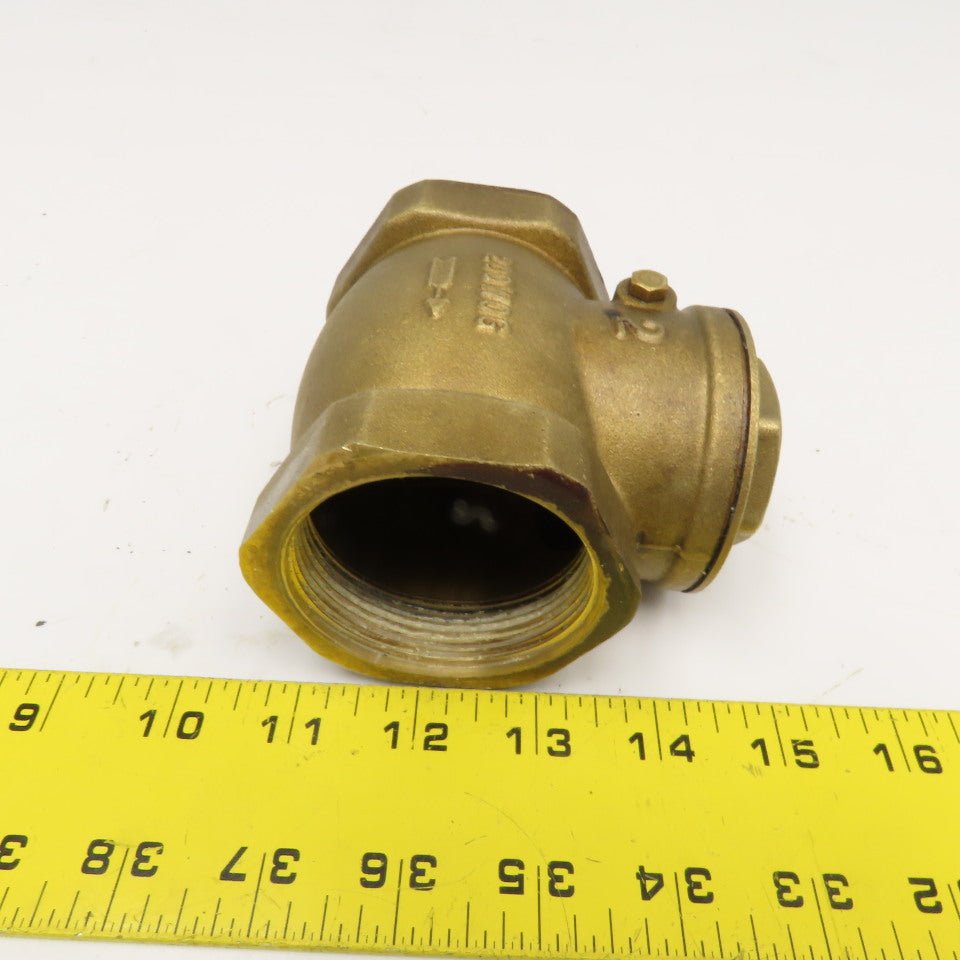 2" Brass Swing Check Valve 200WOG