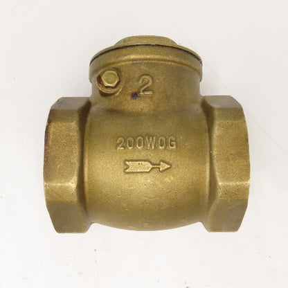 2" Brass Swing Check Valve 200WOG