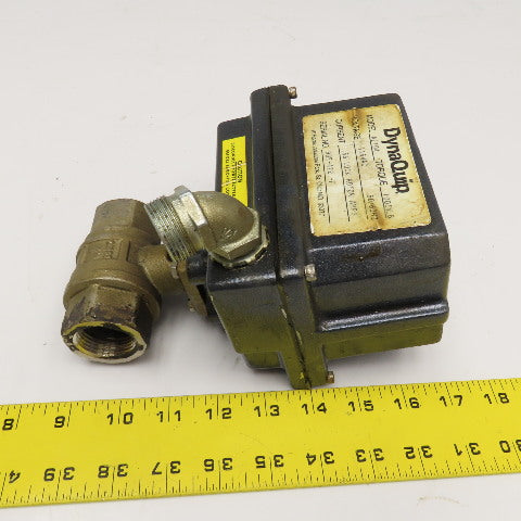 DynaQuip AE104 1" Ball Valve 115VAC Mechanical Actuator