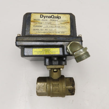 DynaQuip AE104 1" Ball Valve 115VAC Mechanical Actuator