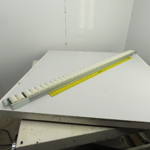 Yazaki EF-2067CB Gravity Flow Creform Placon Conveyor Section 67"OAL x 3-3/4" W