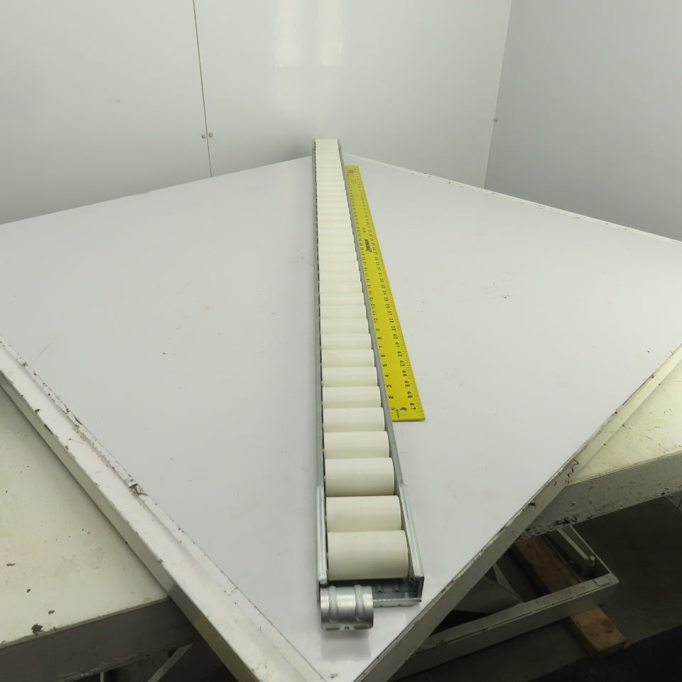 Yazaki EF-2067CB Gravity Flow Creform Placon Conveyor Section 67"OAL x 3-3/4" W
