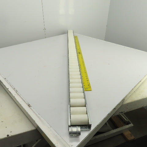 Yazaki EF-2067CB Gravity Flow Creform Placon Conveyor Section 67"OAL x 3-3/4" W