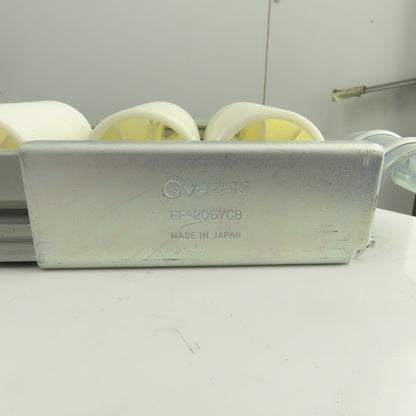 Yazaki EF-2067CB Gravity Flow Creform Placon Conveyor Section 67"OAL x 3-3/4" W