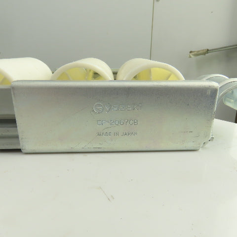 Yazaki EF-2067CB Gravity Flow Creform Placon Conveyor Section 67"OAL x 3-3/4" W