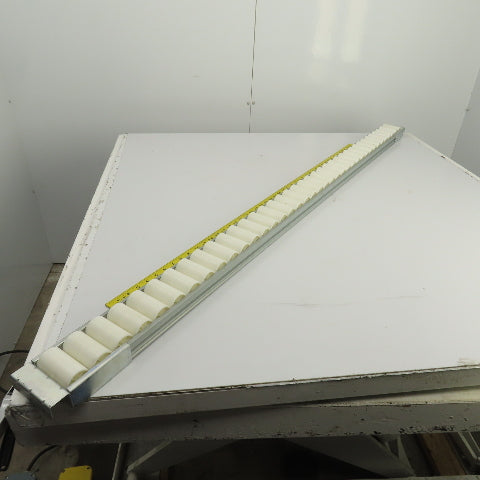Yazaki EF-2067CB Gravity Flow Creform Placon Conveyor Section 67"OAL x 3-3/4" W
