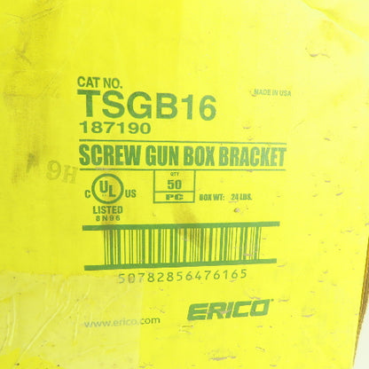Caddy TSGB16 Screw Gun Bracket 11" To 18" Stud Spacing Lot Of 19