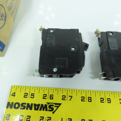 Square D QOB120 Type QOB 20A Plug-On Circuit Breaker 120V Single Pole Lot of 6