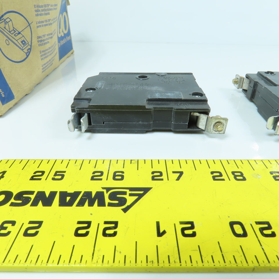 Square D QOB120 Type QOB 20A Plug-On Circuit Breaker 120V Single Pole Lot of 6