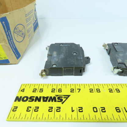 Square D QOB120 Type QOB 20A Plug-On Circuit Breaker 120V Single Pole Lot of 6