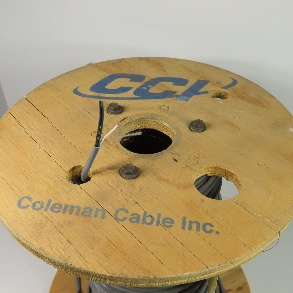 Coleman CMR/CL3R/FPLR 18/4 Shielded Multiconductor Alarm Cable 280'