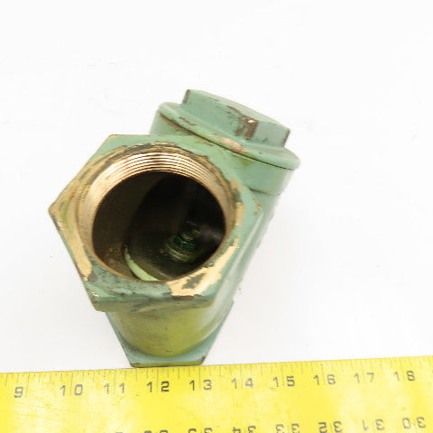 Nibco 2" Bronze Y FNPT x FNPT Y Fitting W/ Cleanout