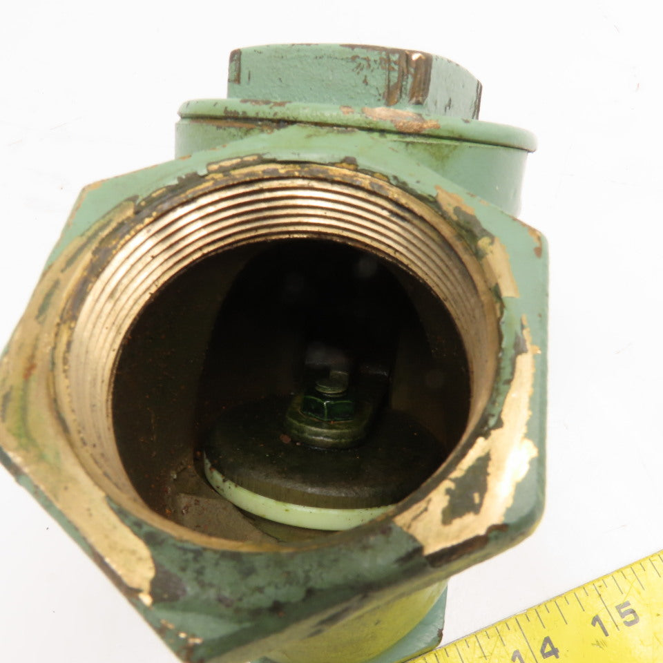 Nibco 2" Bronze Y FNPT x FNPT Y Fitting W/ Cleanout