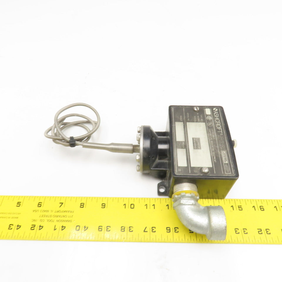 Ashcroft T428T05 15A 125/250V 150-260°F Snap Action Temperature Switch No Probe