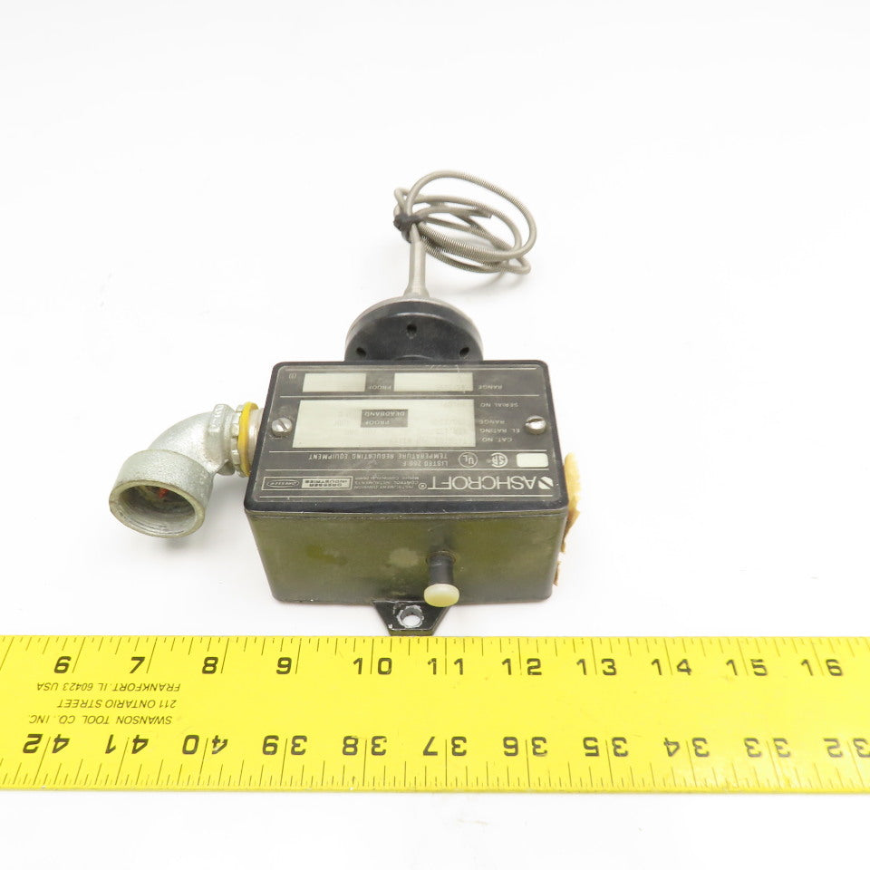 Ashcroft T428T05 15A 125/250V 150-260°F Snap Action Temperature Switch No Probe