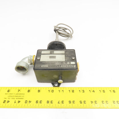 Ashcroft T428T05 15A 125/250V 150-260°F Snap Action Temperature Switch No Probe