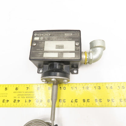 Ashcroft T428T05 15A 125/250V 150-260°F Snap Action Temperature Switch No Probe