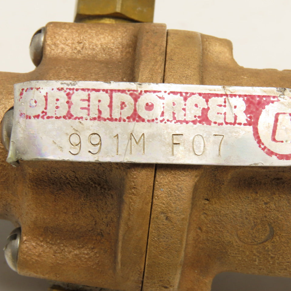 Oberdorfer 991M-F07 Close Coupled Bronze Gear Pump 1725RPM 1GPM 1/4" NPT