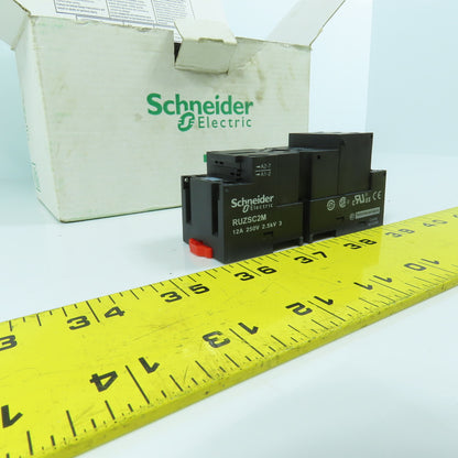 Schneider RUZSC2M Zelio 12A Relay Socket 250V 2.5kV Rail Mount Box Of 10