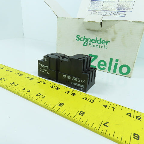 Schneider RUZSC2M Zelio 12A Relay Socket 250V 2.5kV Rail Mount Box Of 10