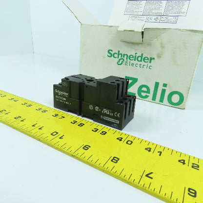 Schneider RUZSC2M Zelio 12A Relay Socket 250V 2.5kV Rail Mount Box Of 10