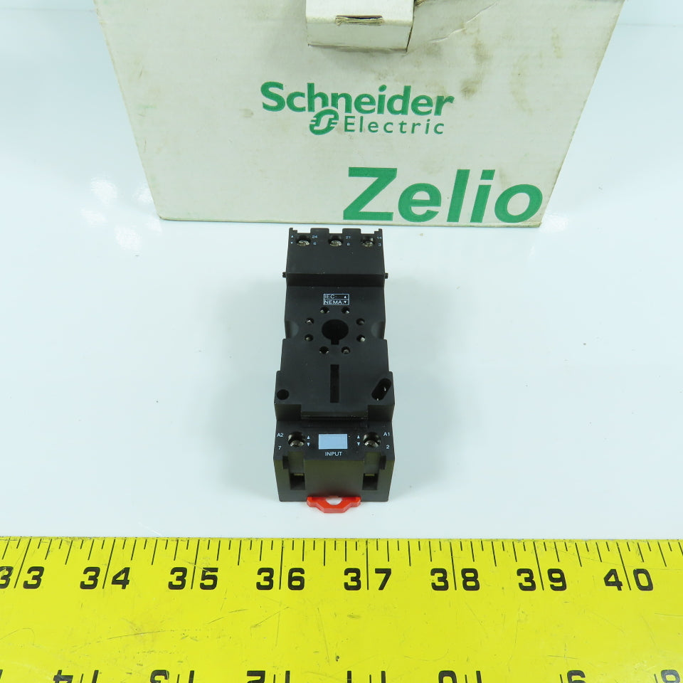 Schneider RUZSC2M Zelio 12A Relay Socket 250V 2.5kV Rail Mount Box Of 10