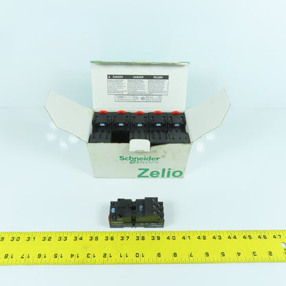 Schneider RUZSC2M Zelio 12A Relay Socket 250V 2.5kV Rail Mount Box Of 10