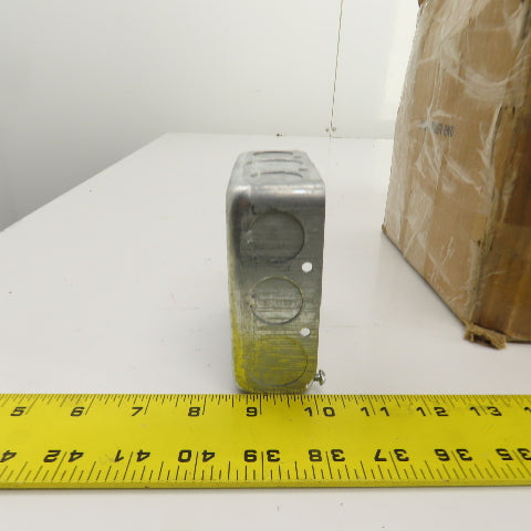 Hubbell Raco 4" x 4" x 1-1/2" Deep Electrical Outlet Boxes 1/2&3/4" KO's Lot/47