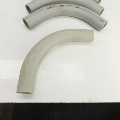 Carlon 2-1/2" PVC SCH40 Conduit 90° Deg Elbow Slip x Slip Ridgid Lot Of 7