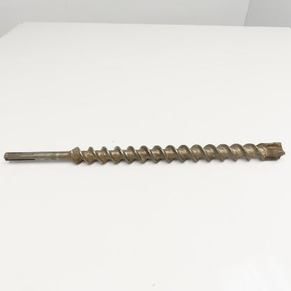 1-1/2" Rotary Hammer Drill Bit 4 Point Carbide 17" Depth 18mm SDS-MAX Shank