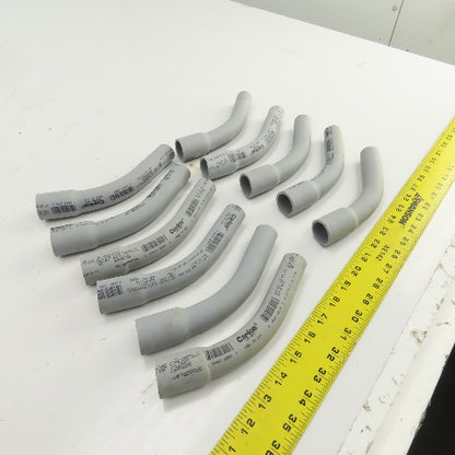 Carlon 3/4" PVC SCH40 Conduit 45° Deg Elbow Bell x Slip Ridgid Lot Of 11