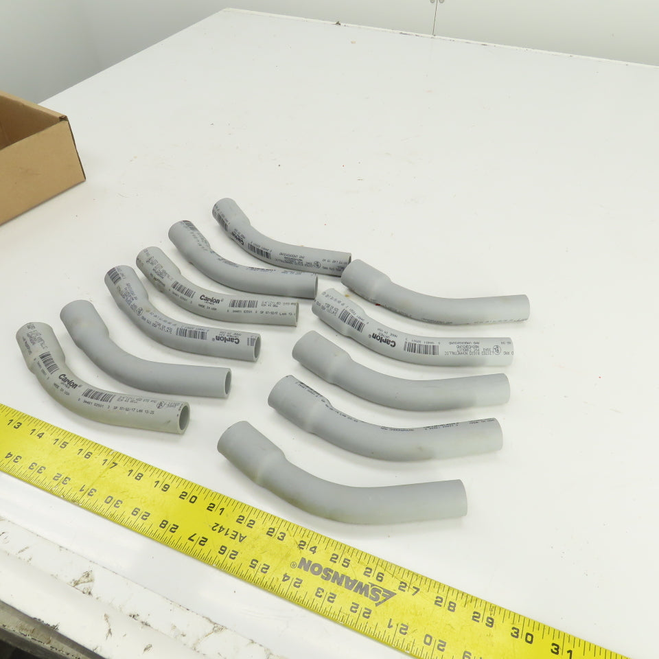Carlon 3/4" PVC SCH40 Conduit 45° Deg Elbow Bell x Slip Ridgid Lot Of 11