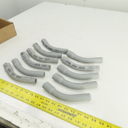 Carlon 3/4" PVC SCH40 Conduit 45° Deg Elbow Bell x Slip Ridgid Lot Of 11