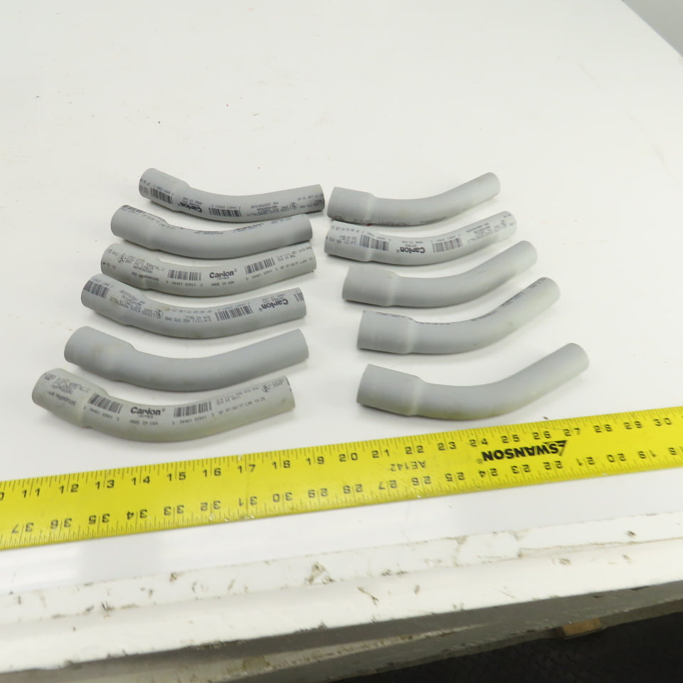 Carlon 3/4" PVC SCH40 Conduit 45° Deg Elbow Bell x Slip Ridgid Lot Of 11