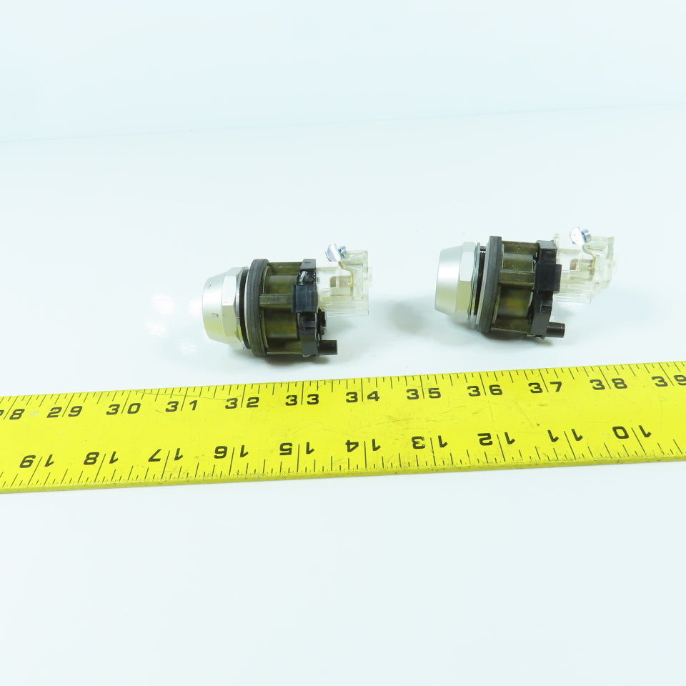 Eaton HT8A Black Momentary Contact Push Button Switches 600V Lot Of 2