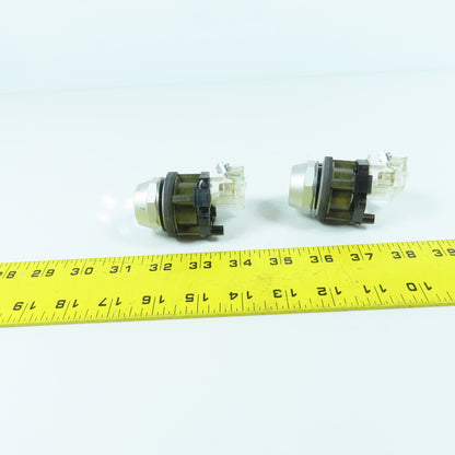 Eaton HT8A Black Momentary Contact Push Button Switches 600V Lot Of 2