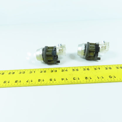 Eaton HT8A Black Momentary Contact Push Button Switches 600V Lot Of 2